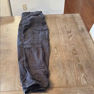 American Eagle Outfitters Gray Cargo Pants Relaxed Fit